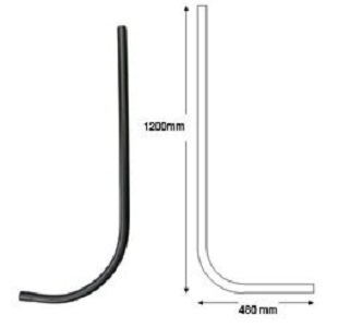 Tricel Hockey Stick (Internal Use) Black