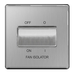 BG FBS15-01 Pltsw Fan Isolator 10A