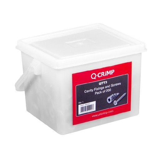 Unicrimp QTT3 Trade Tub Cavity Fixings